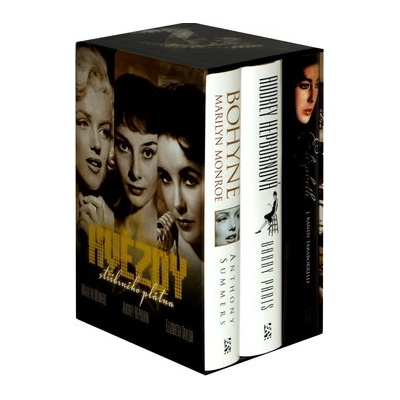 Komplet - Hvězdy stříbrného plátna Monroe, Hepburn, Taylor