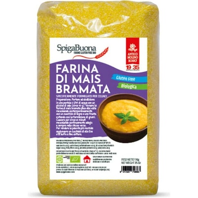 SpigaBuona Kukuričná múka Bramata mletá kameňom BIO 1 kg