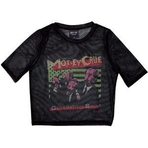 Mötley Crüe Generation Swine Black S Дамски Риза (MOTMCT64LB01)