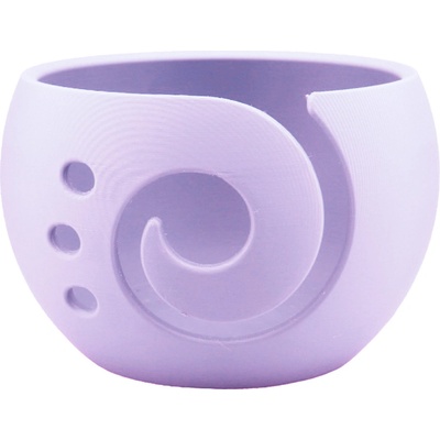 Pro Háčkování Miska na klubíčko SPIRÁLA, XL Crazy Mauve