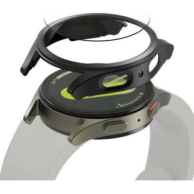 Ringke Тънък и закален стъклен калъф Ringke + комплект стъкла за Samsung Galaxy Watch 7 44 мм - черен (8809961787898)