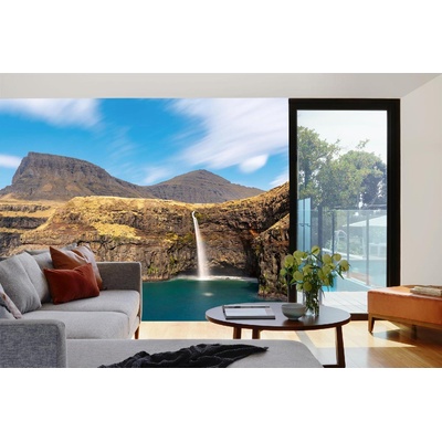 DIMEX ART Самозалепваща се флизелинова фототапета скален водопад 375 x 250 см