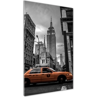 Vertikálny foto obraz sklenený New York 50x100 cm