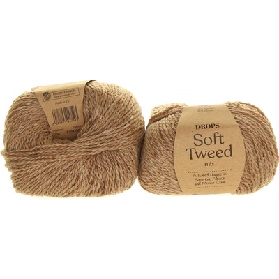 Drops Soft Tweed 04 sušenka