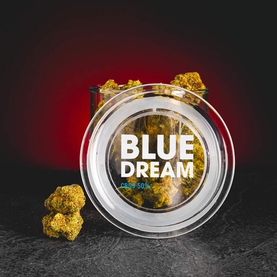 Kratom World CBG9 Květy Blue Dream 50% 2g THC do 1%