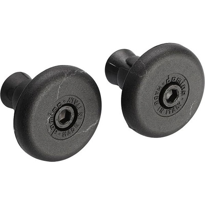 Domino záslepka řídítek ocel pro vnitřní průměr od 16 mm, 2 ks, černá