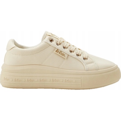 Lee Cooper tenisky platforma béžové