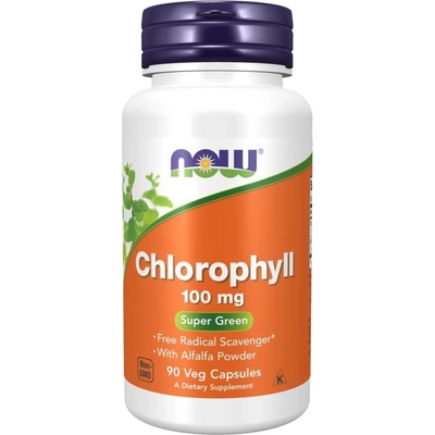 Now Foods Chlorofyl 100 mg 90 kapslí