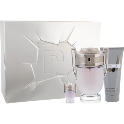 Paco Rabanne Invictus EDT 100 ml + sprchový gél 100 ml + EDT 5 ml darčeková sada
