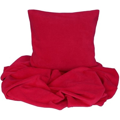 SCANquilt pléd Bella červená střední 150x200