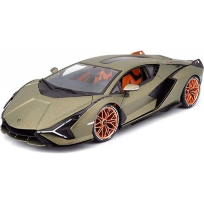 Bburago Lamborghibi Sián FKP 37 zlatá 1:18