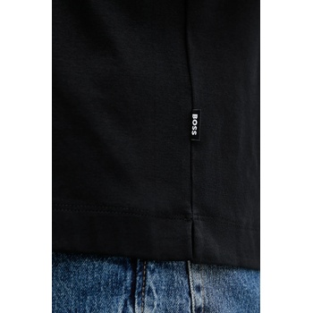 BOSS Памучна тениска BOSS C-Taut 01 в черно с изчистен дизайн 50520298 (50520298)