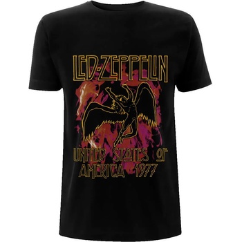 Image 1 of NNM мъжка тениска Led Zeppelin - Black Flames - NNM - RTLZETSBBLA