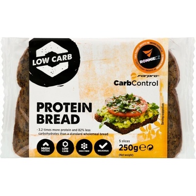 ForPro Proteinový plátkový chléb Příchuť: natural 250 g