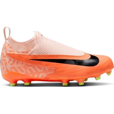 Nike Юношески футболни бутонки Nike Phantom Academy GX Junior Firm Ground Football Boots - Guava Ice/Black