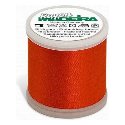 Vyšívací nit Madeira Rayon č. 40 (200m) barva 1078 pumpkin