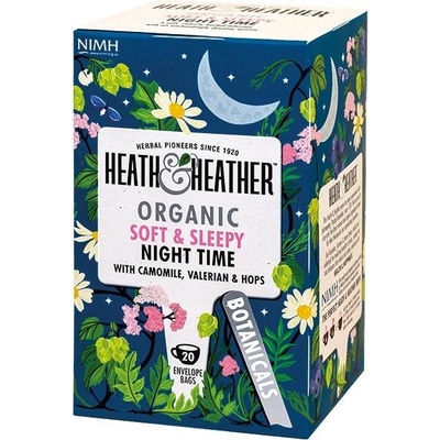 Heath&Heather BIO Čaj Organic Soft & Sleepy Klidný spánek 20 sáčků