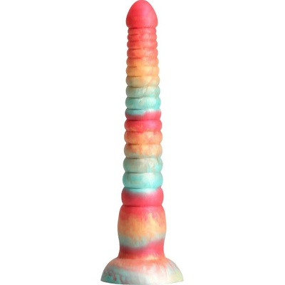 Ns Novelties Stacked 9 Inch Dildo Red Gold