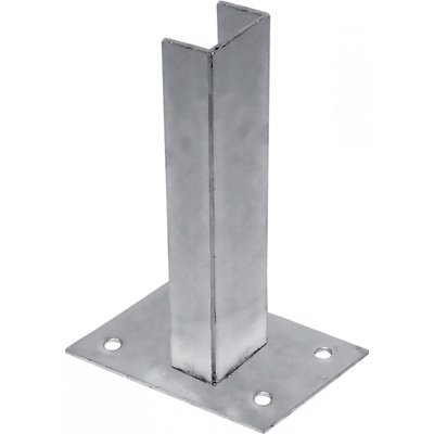 PILECKÝ Montážní patka pro sloupek PILOFOR pozinkovaná 60 x 60 mm