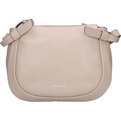 Gianní Conti dámská kožená crossbody kabelka Sabine béžová