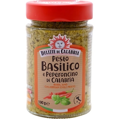 Delizie di Calabria Pálivé bazalkové pesto 190g