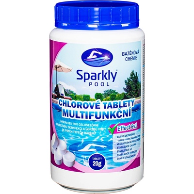 Sparkly POOL Chlorové tablety 6v1 multifunkční 20g 1 kg – Zboží Dáma