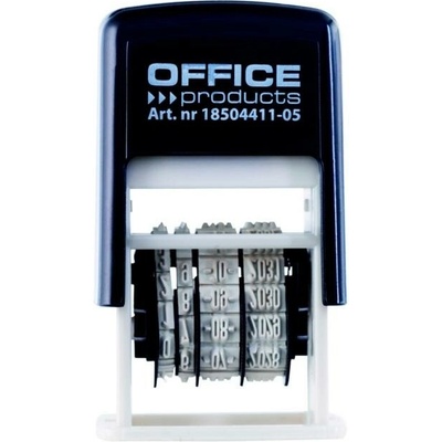 Ofpro pečiatka Office products dátumová samofarbiaca mesiac číslom čierna