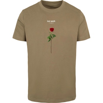 Mister Tee Тениска Lost Youth Rose Tee olive XXLUB-MT1582-00176 - Тъмносив, размер S
