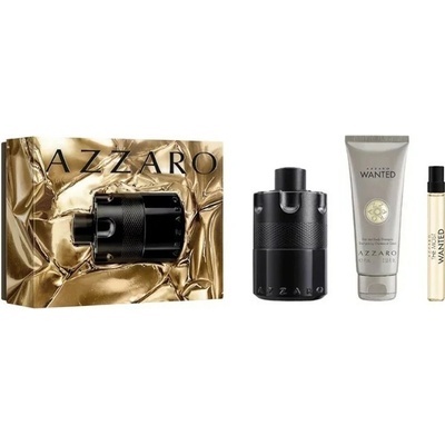 Azzaro The Most Wanted Intense EDP 100 ml + EDP 10 ml + sprchový gél a šampón 2 v 1 75 ml