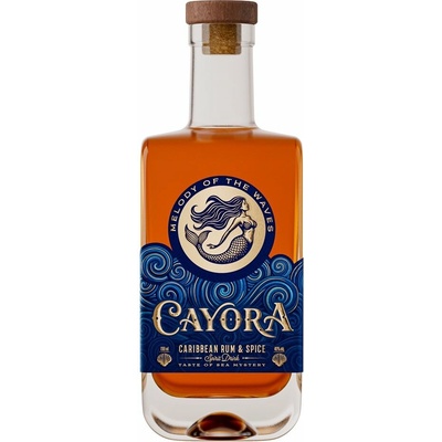 Cayora Rum & Spice 40% 0,7 l (čistá fľaša)