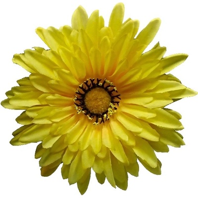 Umelá gerbera žltá 15 cm