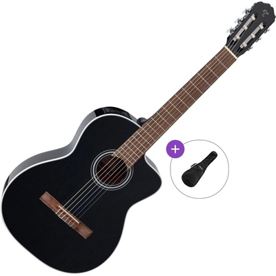 Takamine GC2CE Basic SET 4/4 Black Класическа китара с предусилвател