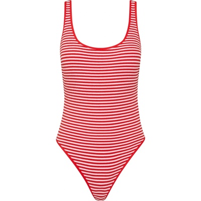 Seafolly Дамски бански костюм Seafolly Clubhouse Retro One Piece Swimsuit - Flame - размер 40 (EU) (150-6626-0115)