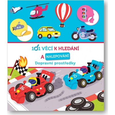 101 věcí k hledání a nalepování Dopravní prostředky – Zboží Dáma