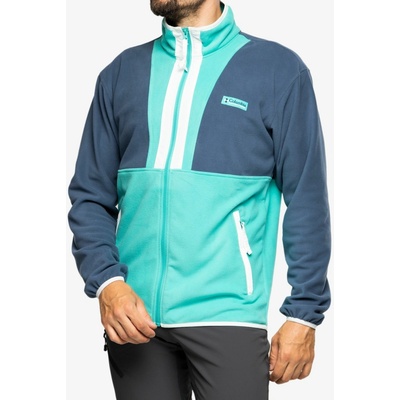 Columbia Back Bowl Fleece Lightweight dark mountain/bright aqua/wht