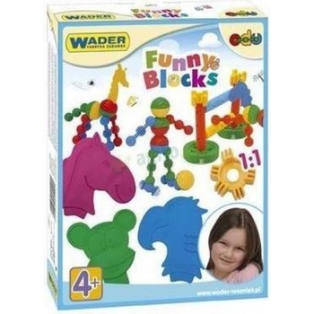 Wader 41830 Kostky Funny Block 36 ks