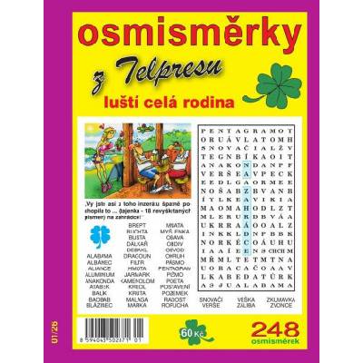 Osmisměrky z Telpresu luští celá rodina 1/2026 - 248 osmisměrek