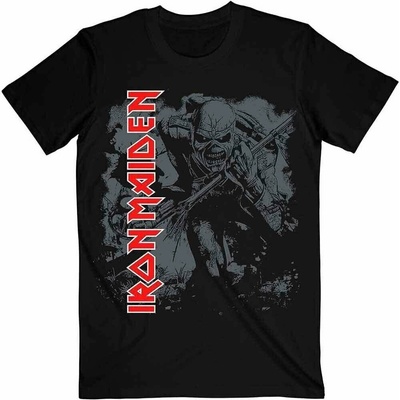 Iron Maiden tričko Hi-Contrast Trooper čierne
