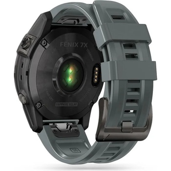 Tech-Protect Силиконова каишка за GARMIN FENIX 3 / 3HR / 5X / 5X PLUS / 6X / 6X PRO / 7X - steel grey (9589046921629) - 10014