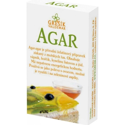 Valdemar Grešík Natura Agar 20 g – Zboží Mobilmania