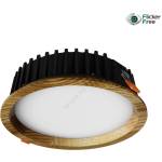 APLED - LED Лампа RONDO WOODLINE LED/12W/230V 3000K Ø 20 см пепел масивнo дървo (AP0192)