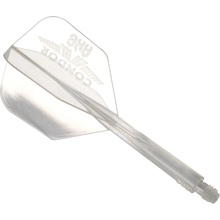 Condor letky s násadkou AXE Logo Small, priehľadné x stieborné Dĺžka násadky: 21 mm