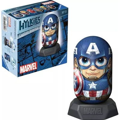 RAVENSBURGER 3D puzzle Hylkies: Marvel: Captain America 54 ks