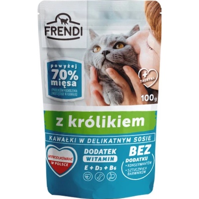 Frendi kúsky v jemnej omáčke s králikom 12 x 100 g