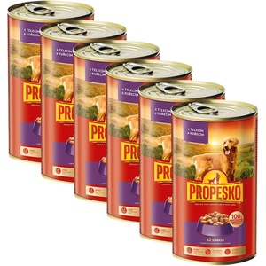 Propesko Dog Консерва с телешко и пиле в сос 6 x 1240 г