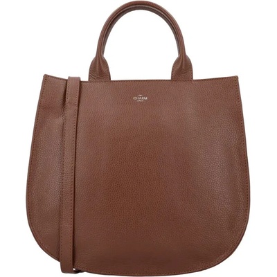 Charm London Hnědá luxusní kožená shopper kabelka „Euphoria“