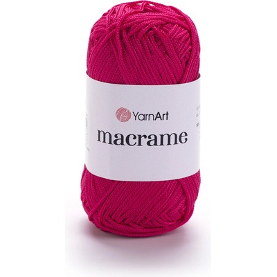 Yarn Art příze Macrame_M163 červená