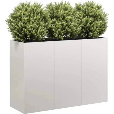 vidaXL Truhlík 120x40x80 cm nerezová ocel