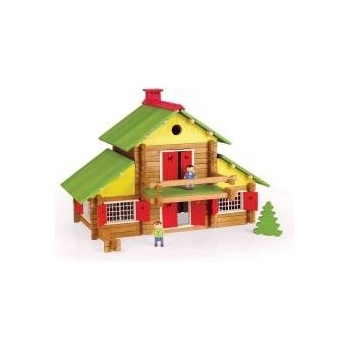 Jeujura Строителни Блокове Jeujura My Wooden Chalet 8005 240 Части