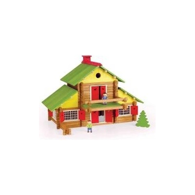 Jeujura Строителни Блокове Jeujura My Wooden Chalet 8005 240 Части